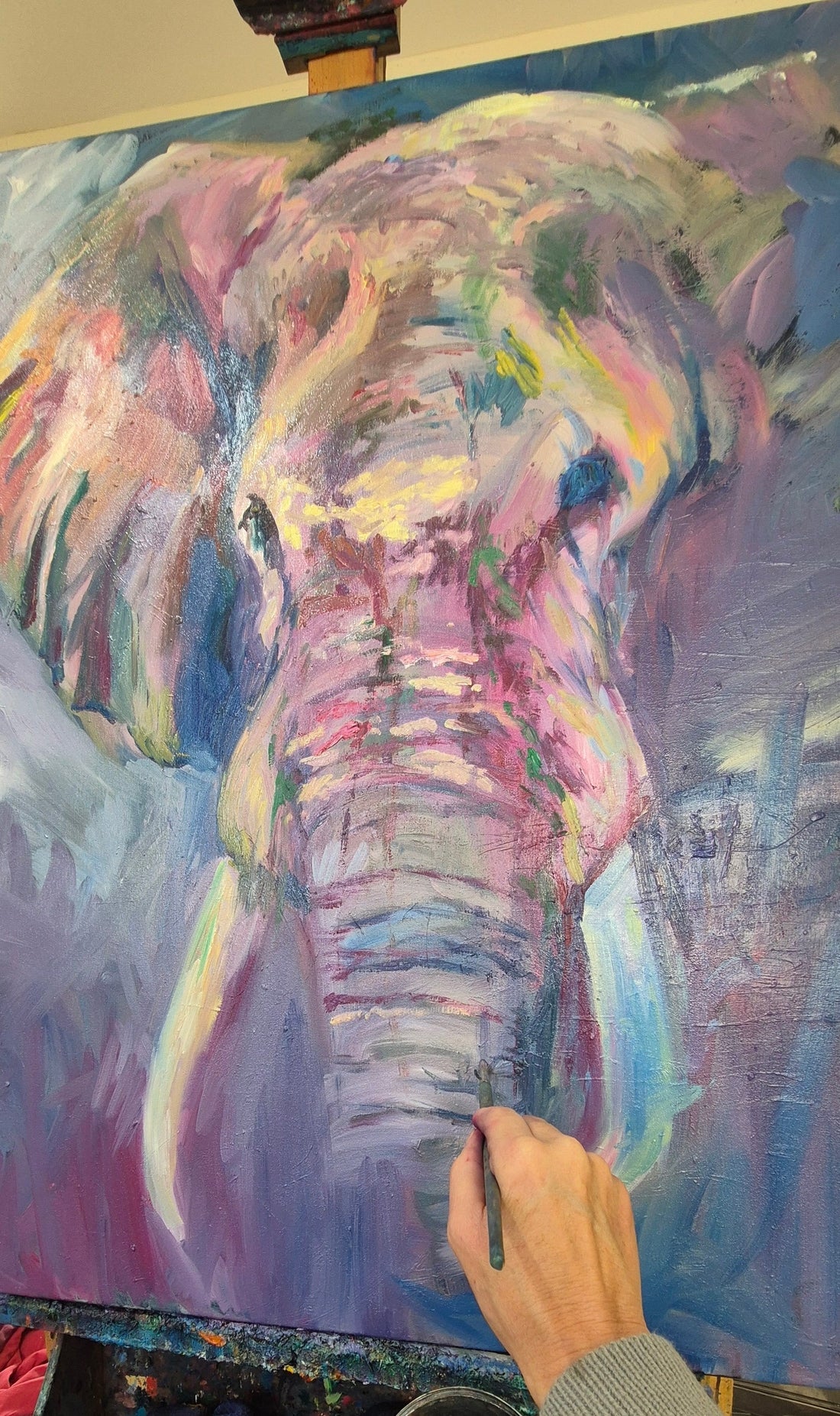 A Brushstroke for Satao: Painting in Honour of Tsavo’s Giants