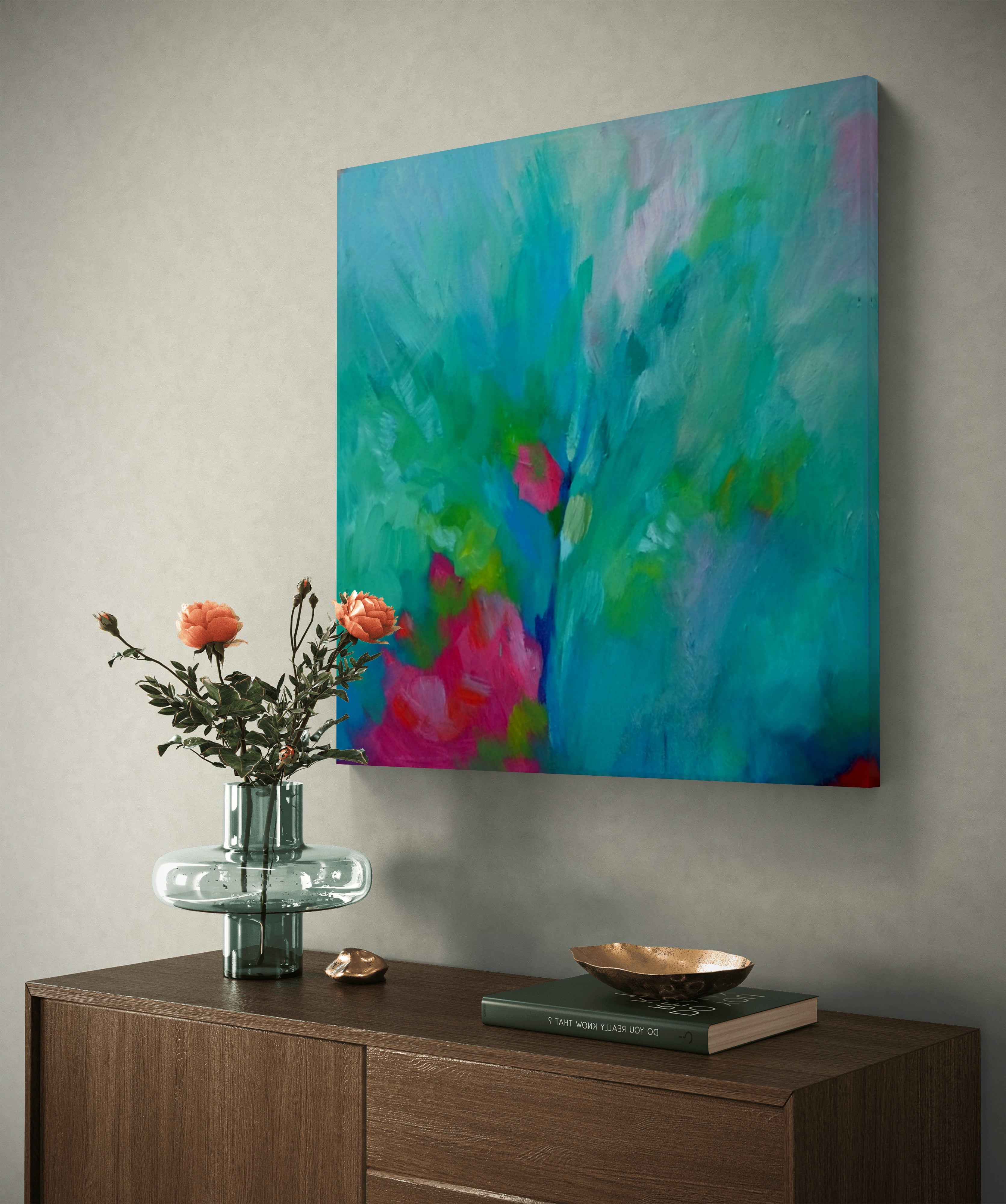 "Sea Garden" 50 x 50 cm