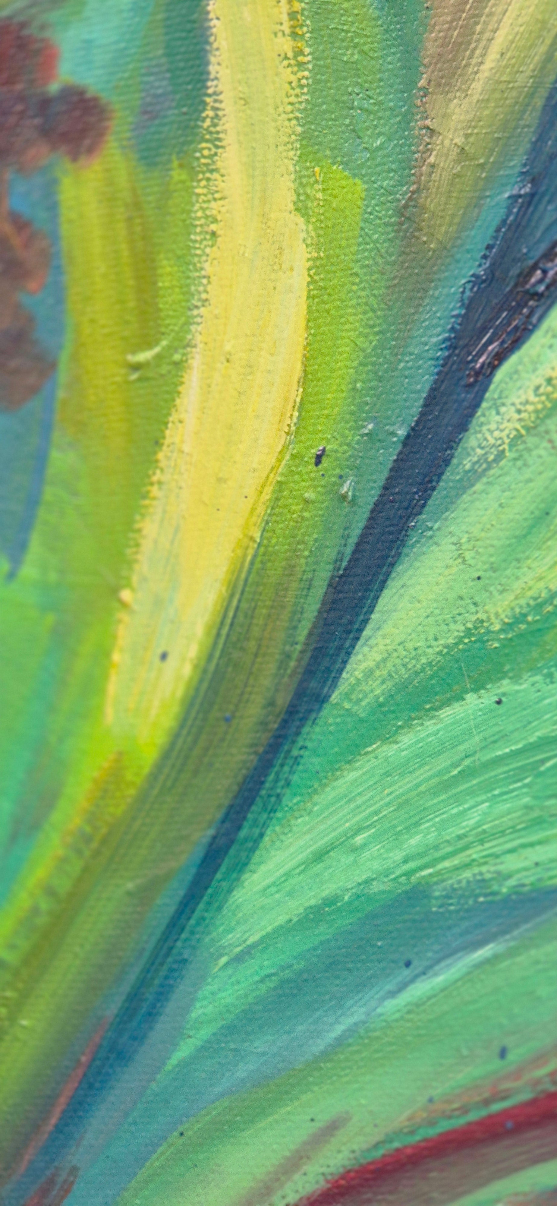 "Verdant Blaze" 50 x 60 cm