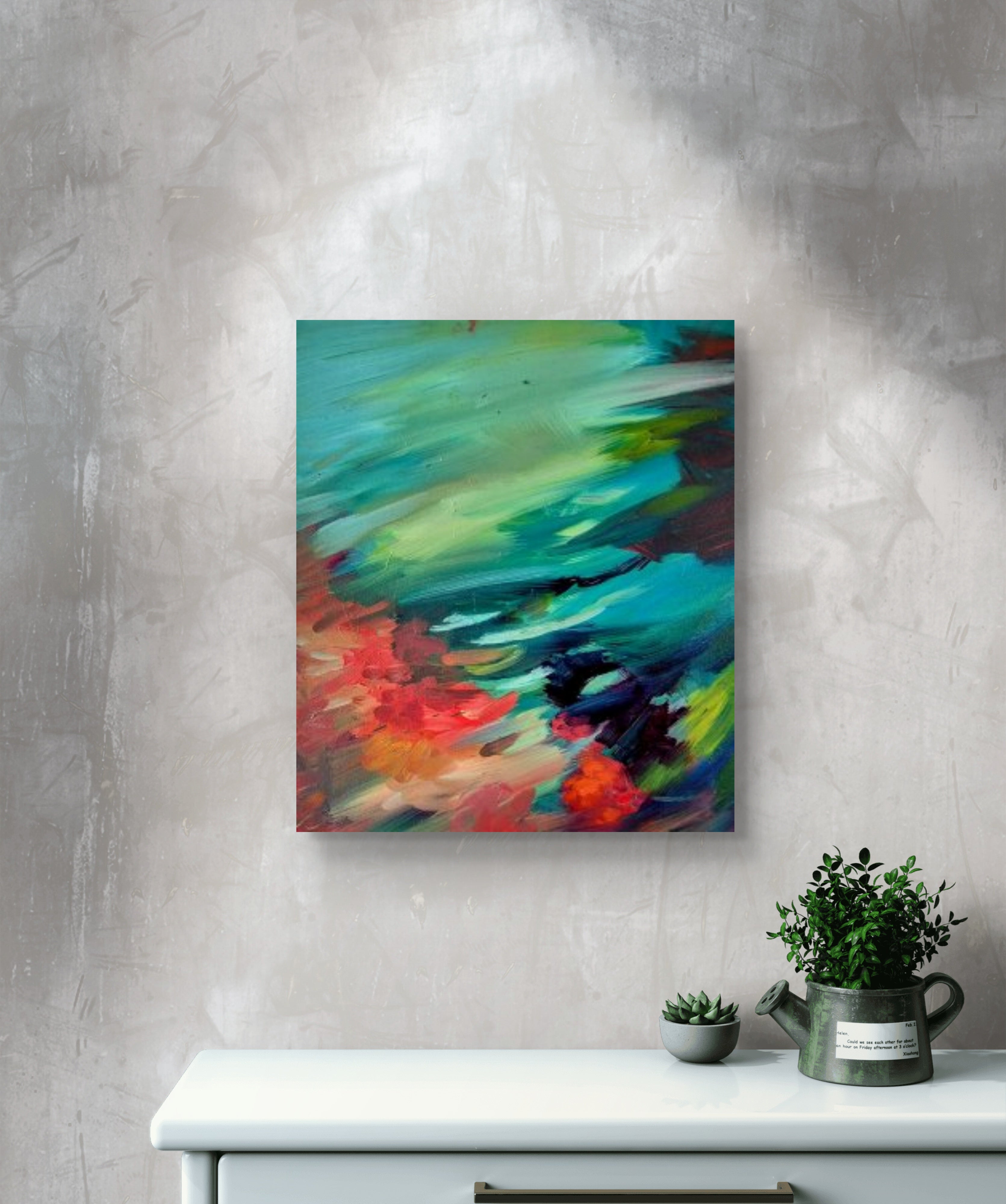 "Reef Light" 50 x 60 cm