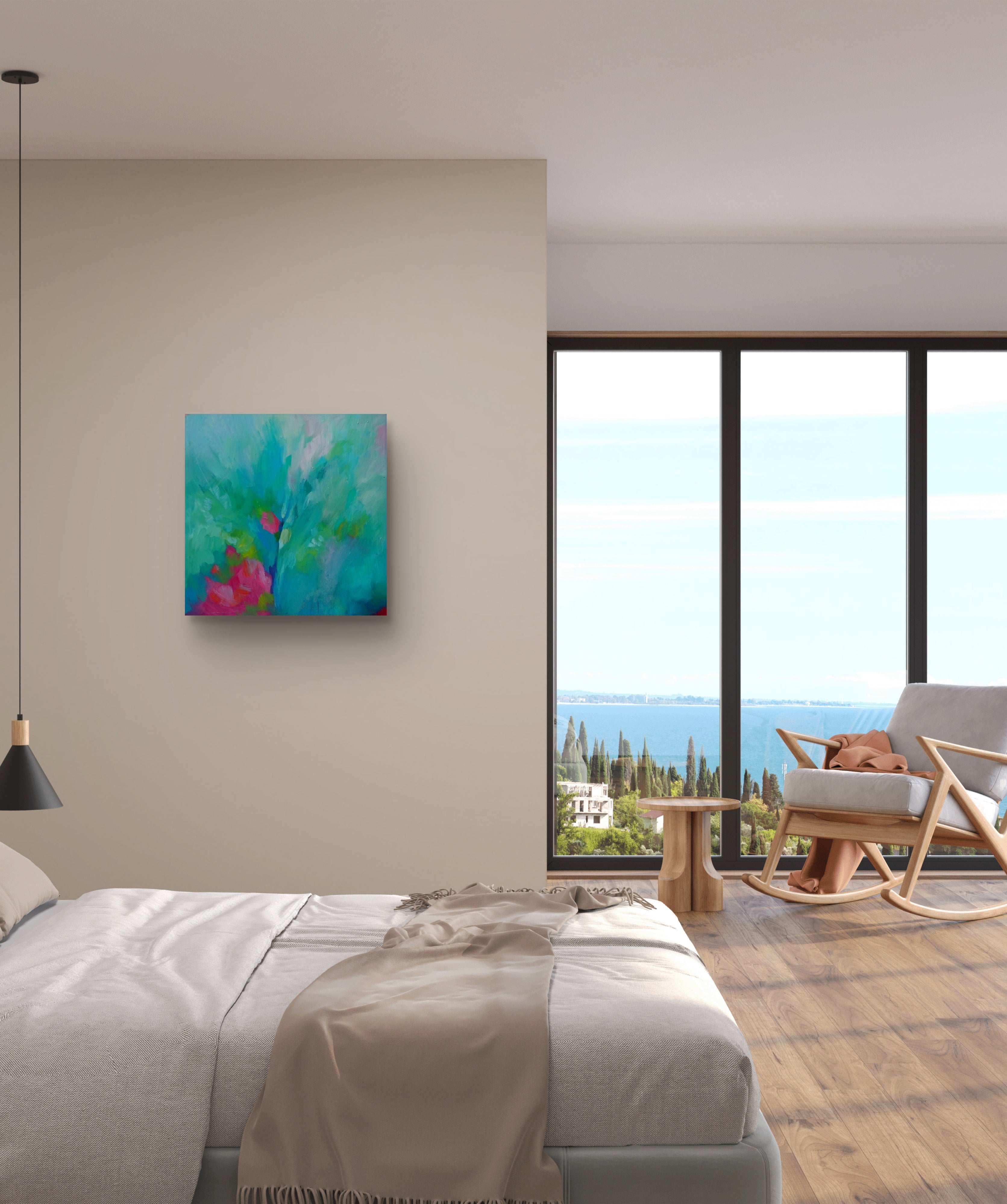 "Sea Garden" 50 x 50 cm