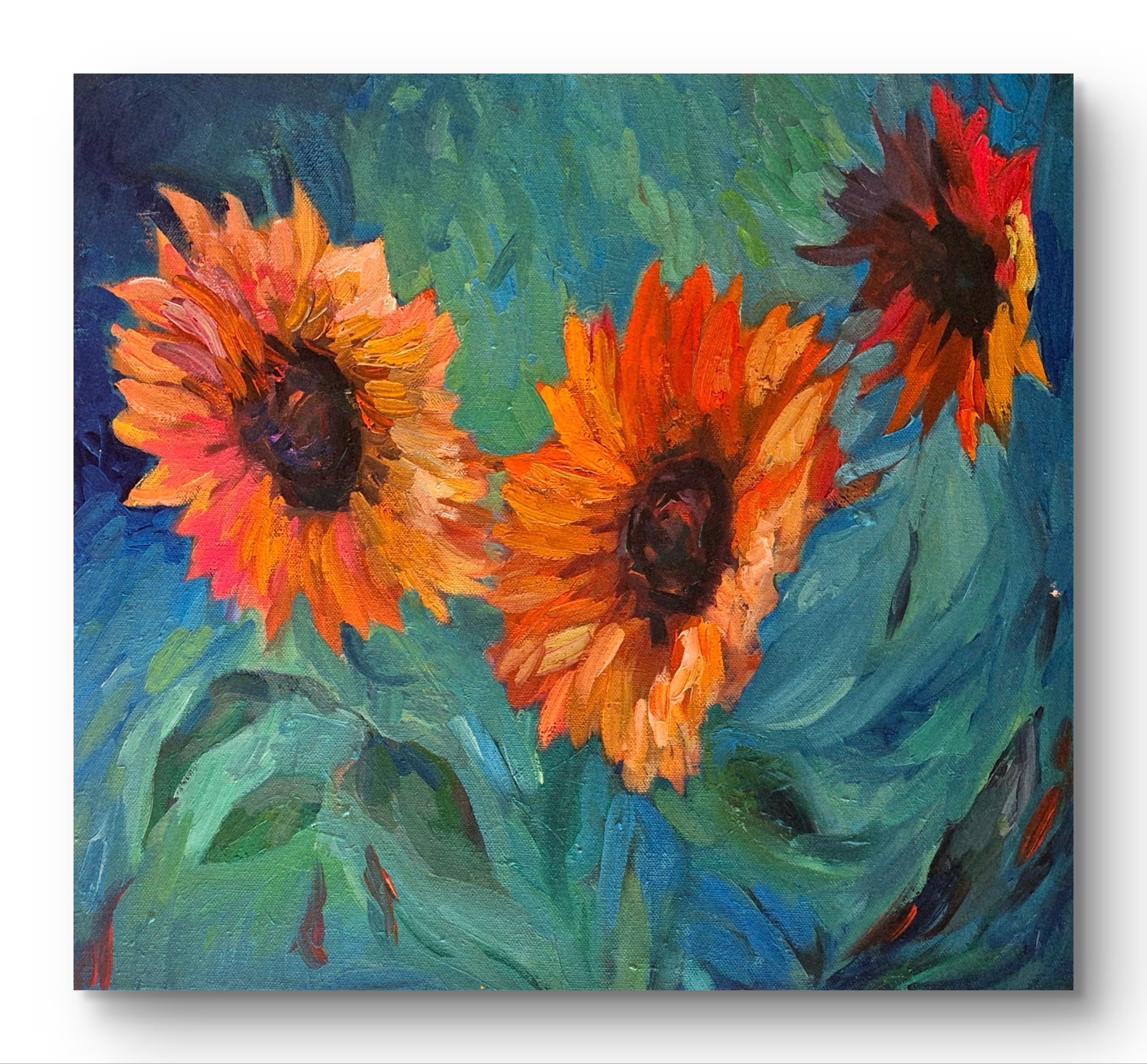 Golden Discs -  40 x 45 cm