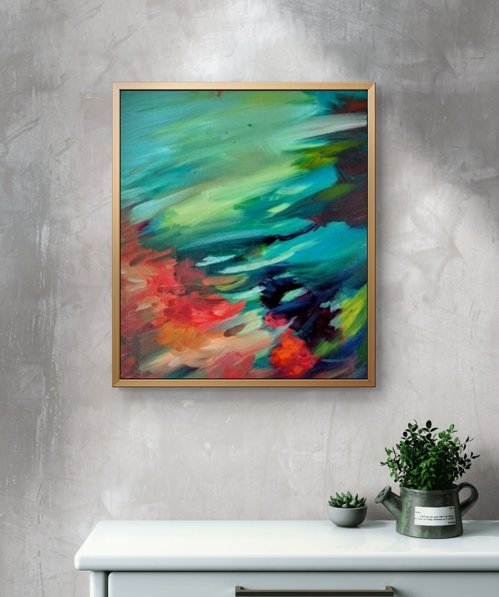 "Reef Light" 50 x 60 cm