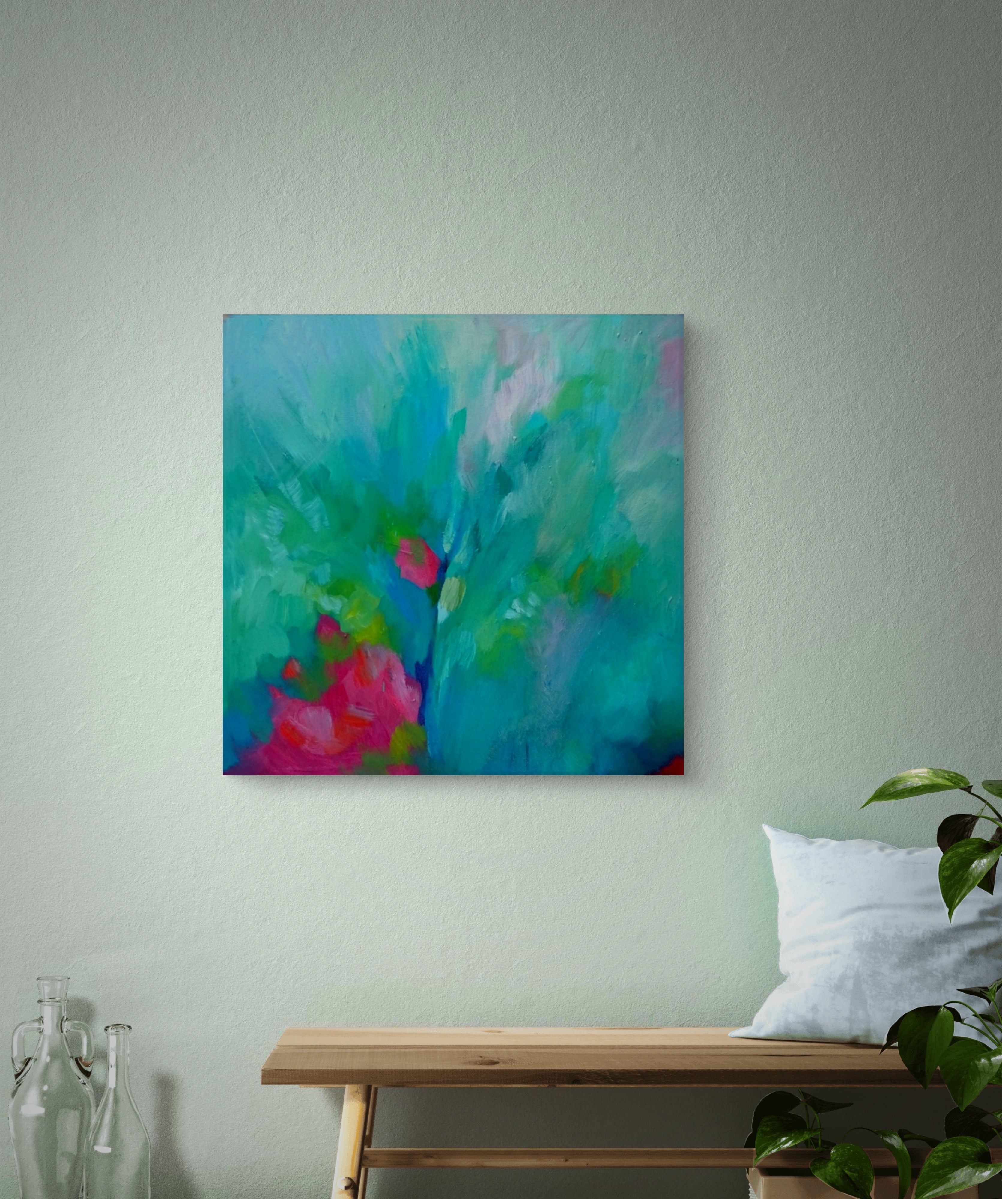 "Sea Garden" 50 x 50 cm