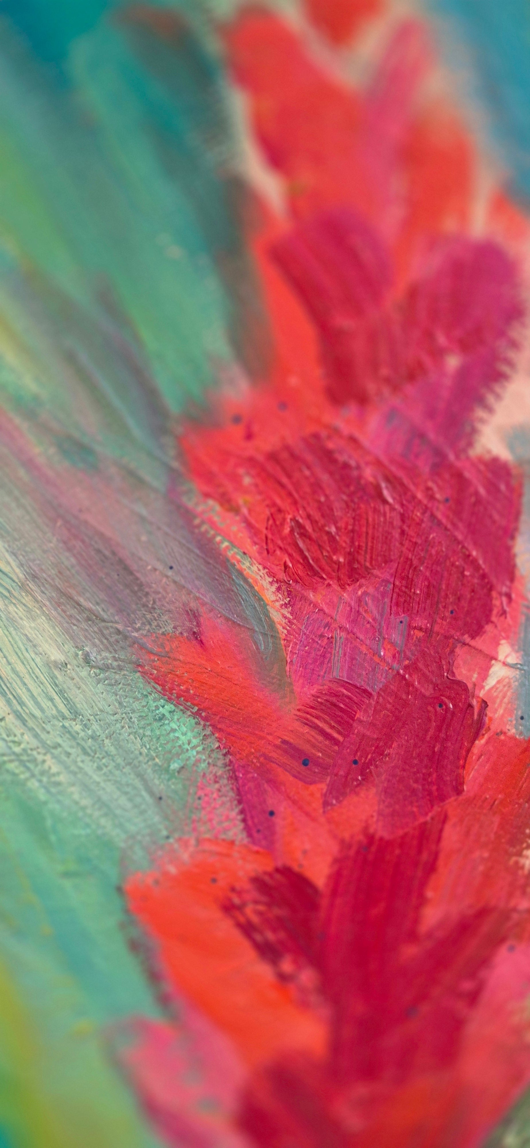 "Verdant Blaze" 50 x 60 cm