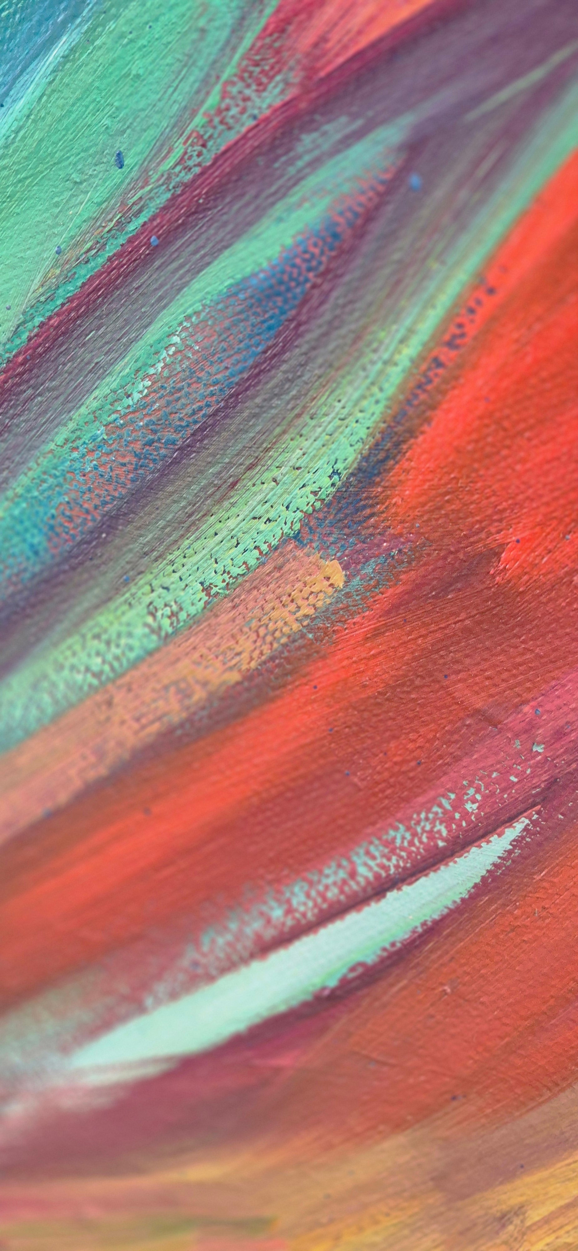 "Verdant Blaze" 50 x 60 cm