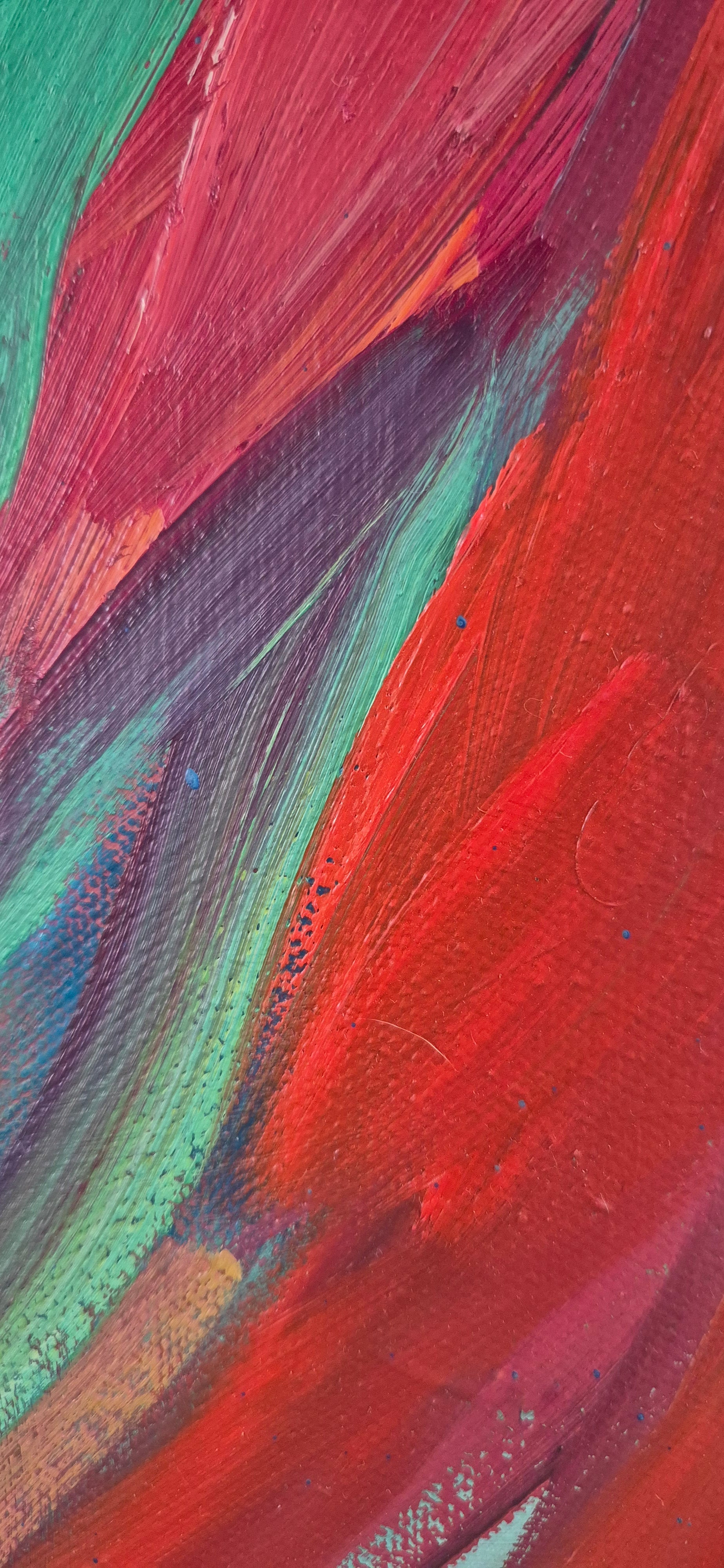 "Verdant Blaze" 50 x 60 cm