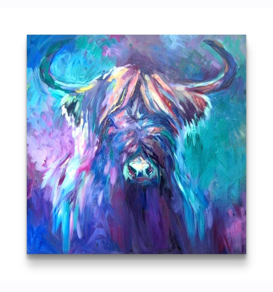 Appalachian - Oil Painting. 120 x 120 cm/48 x 48"