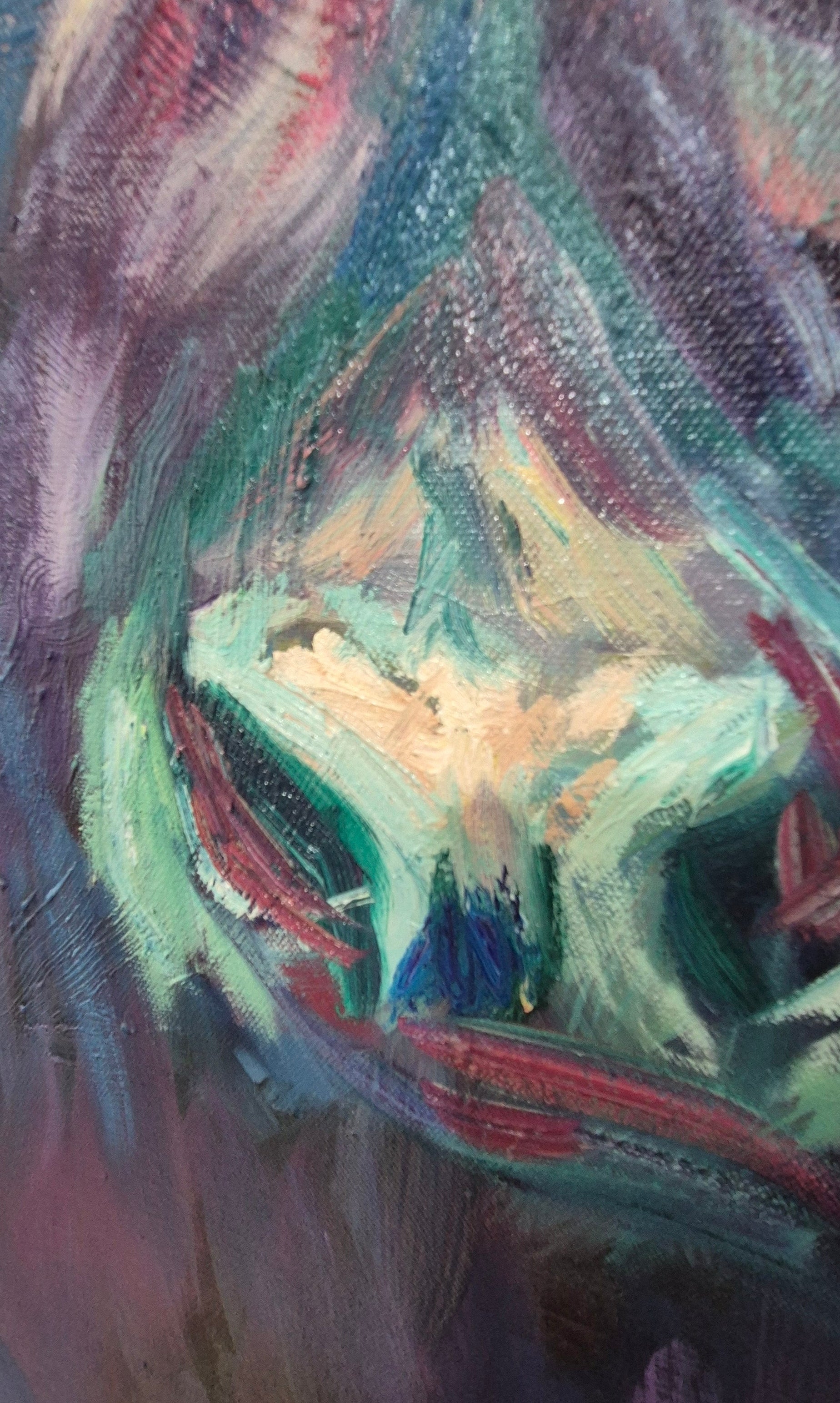 Appalachian - Oil Painting. 120 x 120 cm/48 x 48"