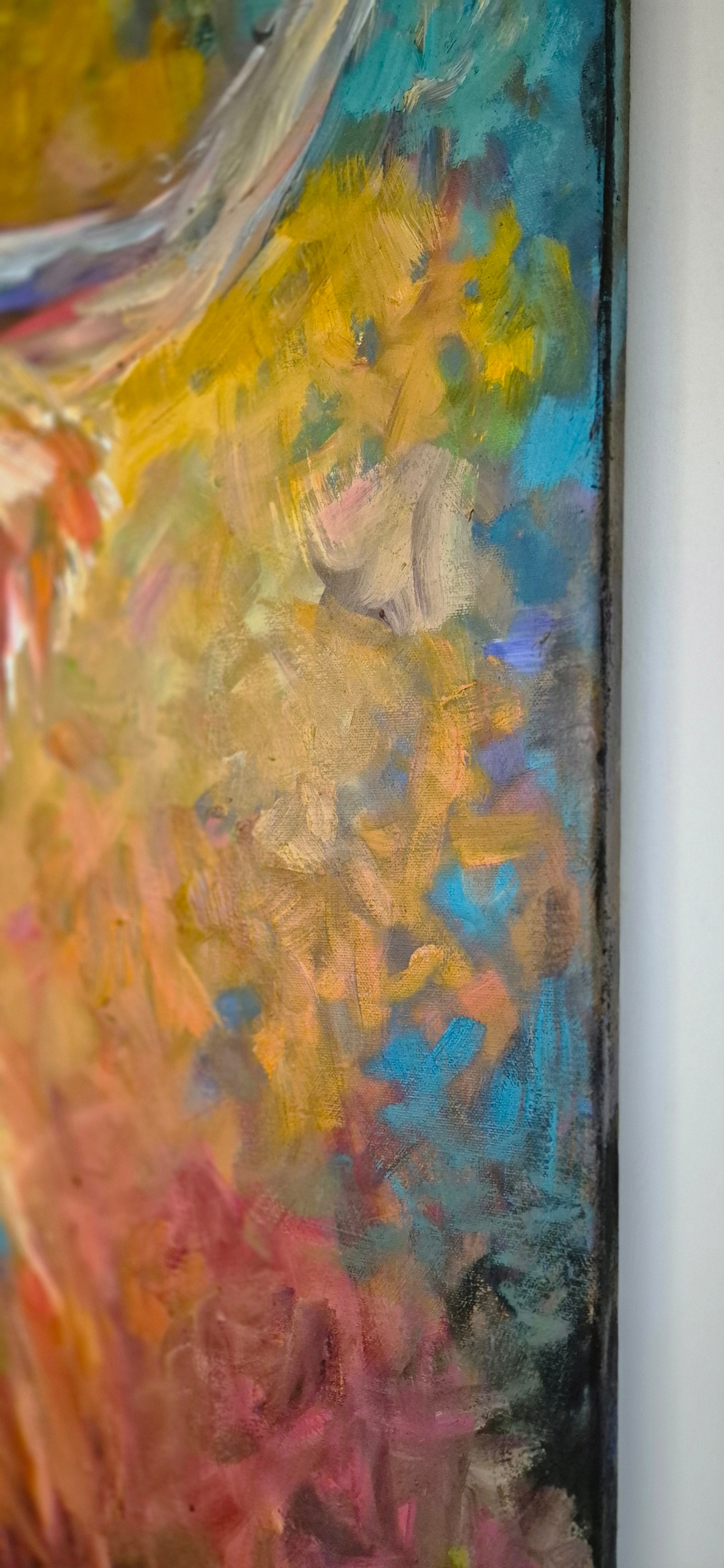 "Aviemore" Original Highland Cow Oil Painting 40 x 28"/76 x 100 cm