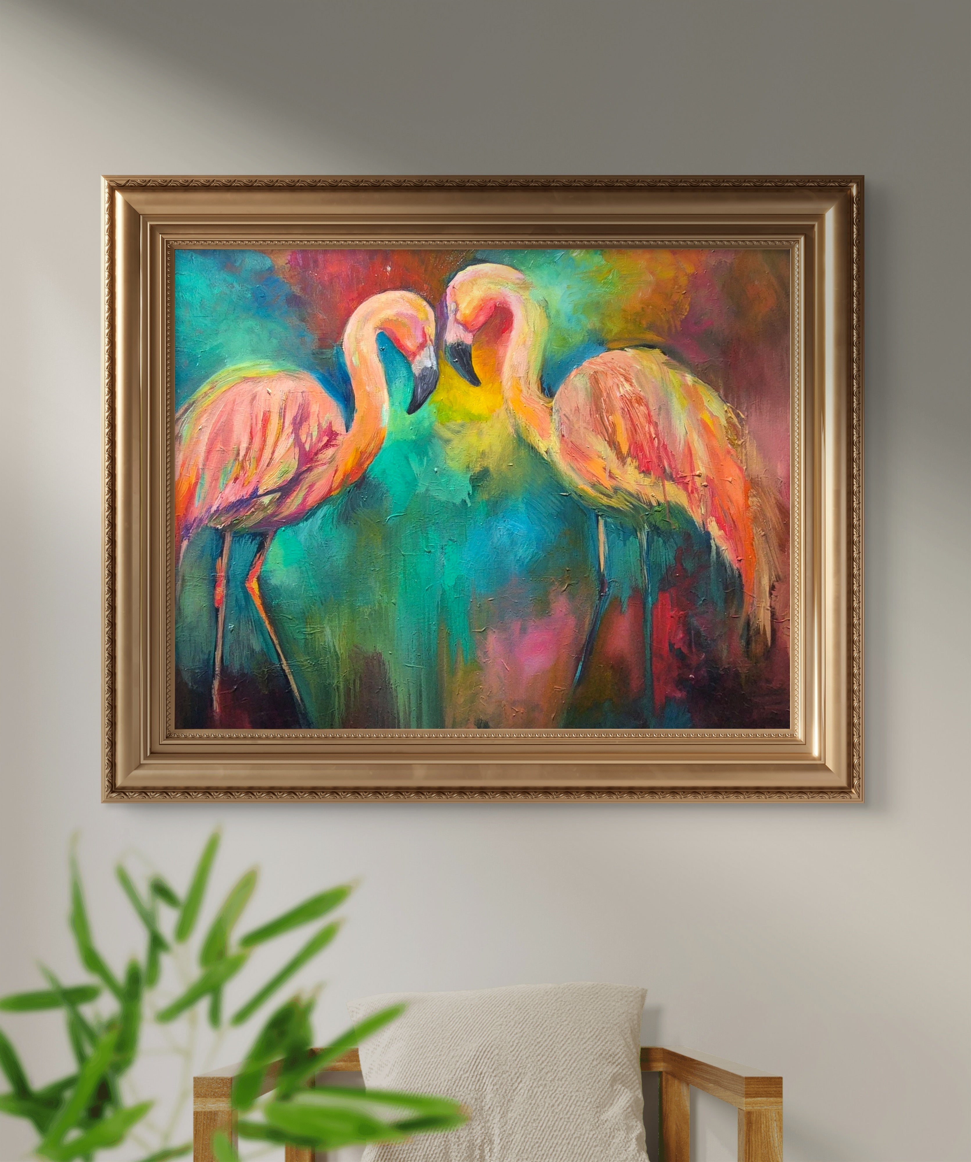 ' The Shrimp Pickers' - 80 x 100 cm/30 x 40 "