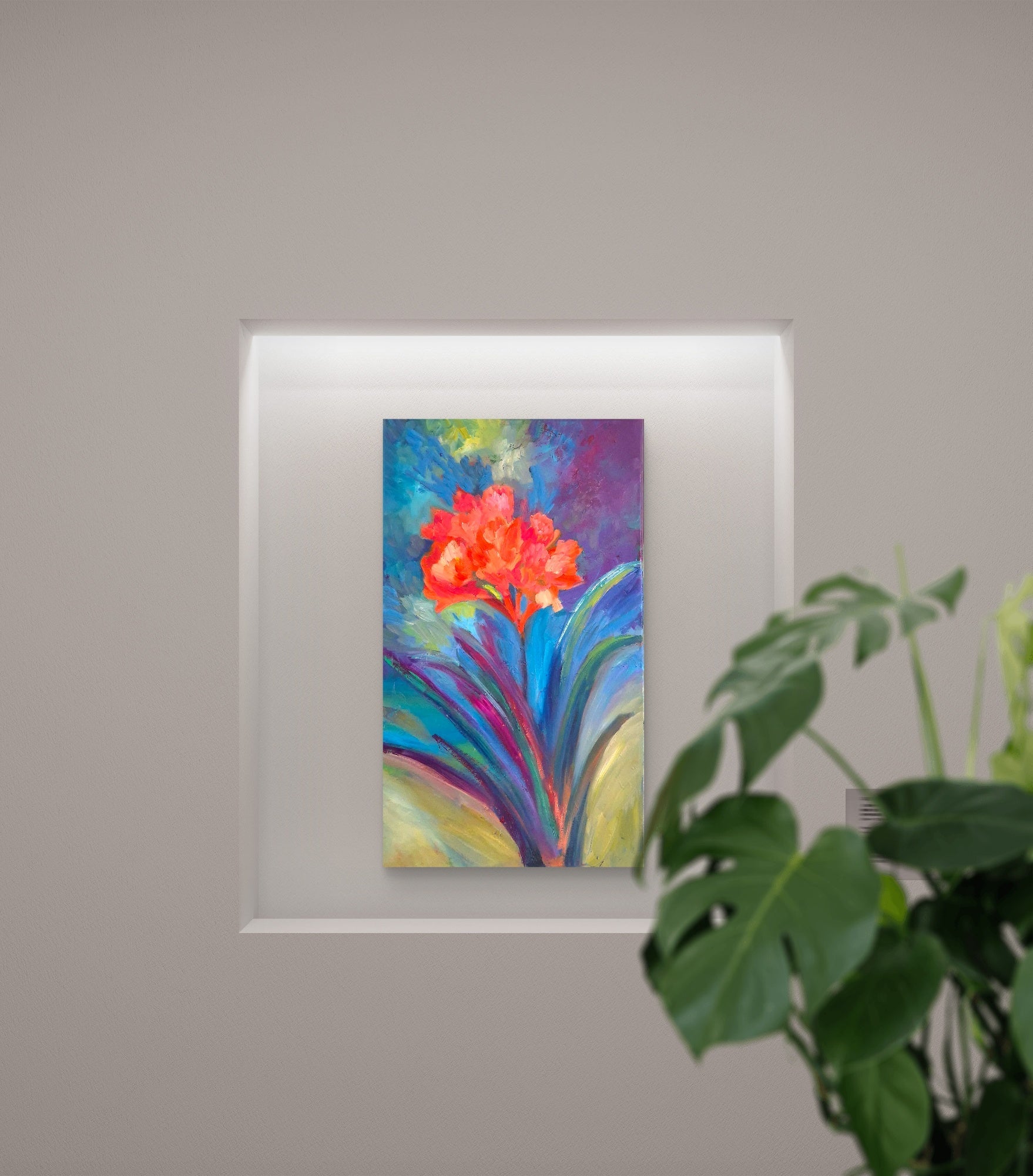 "Radiance Rising"- 80 x 50 cm/30 x 20 "