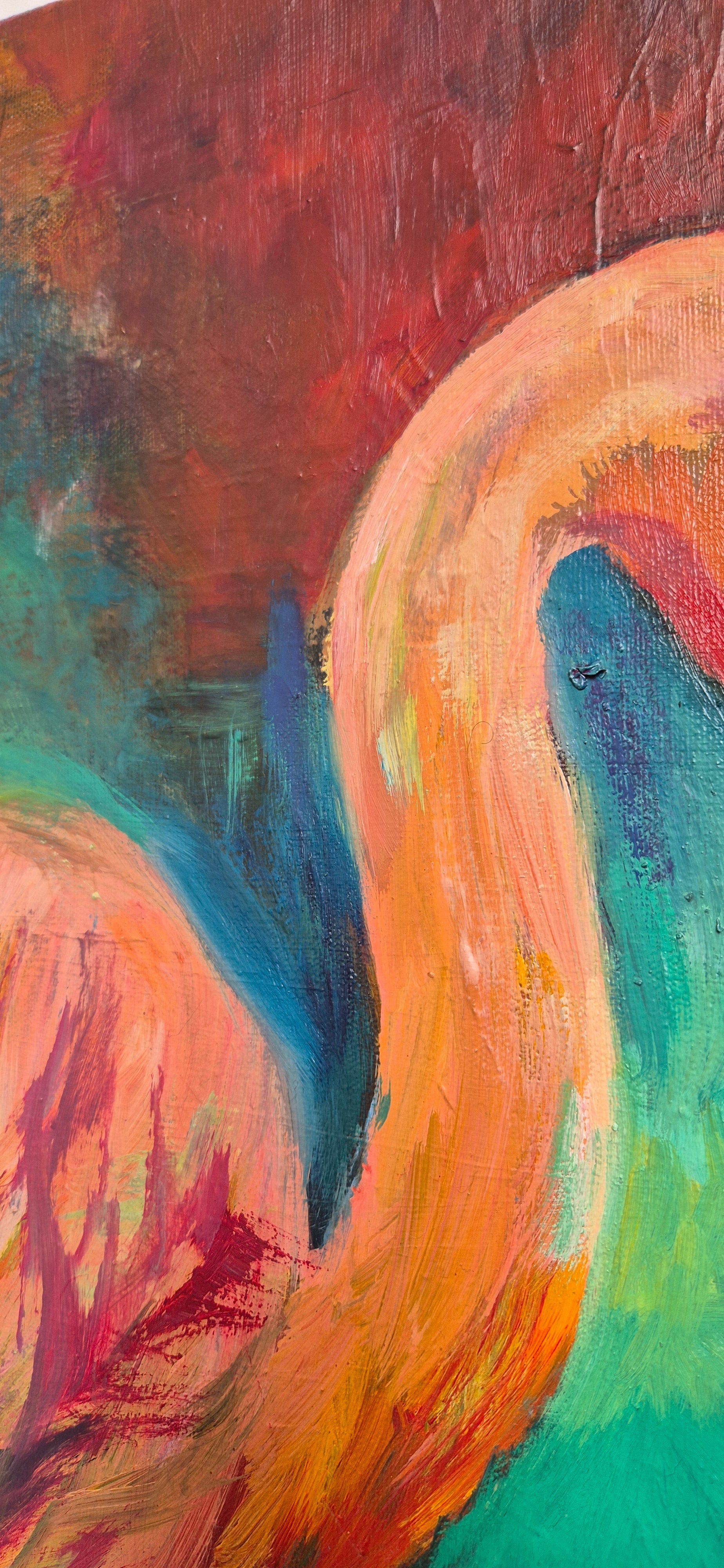 ' The Shrimp Pickers' - 80 x 100 cm/30 x 40 "