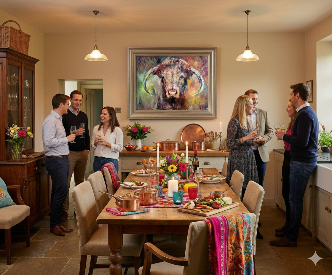 Lady of Calke - 80 x 100 cm/30 x 40 "