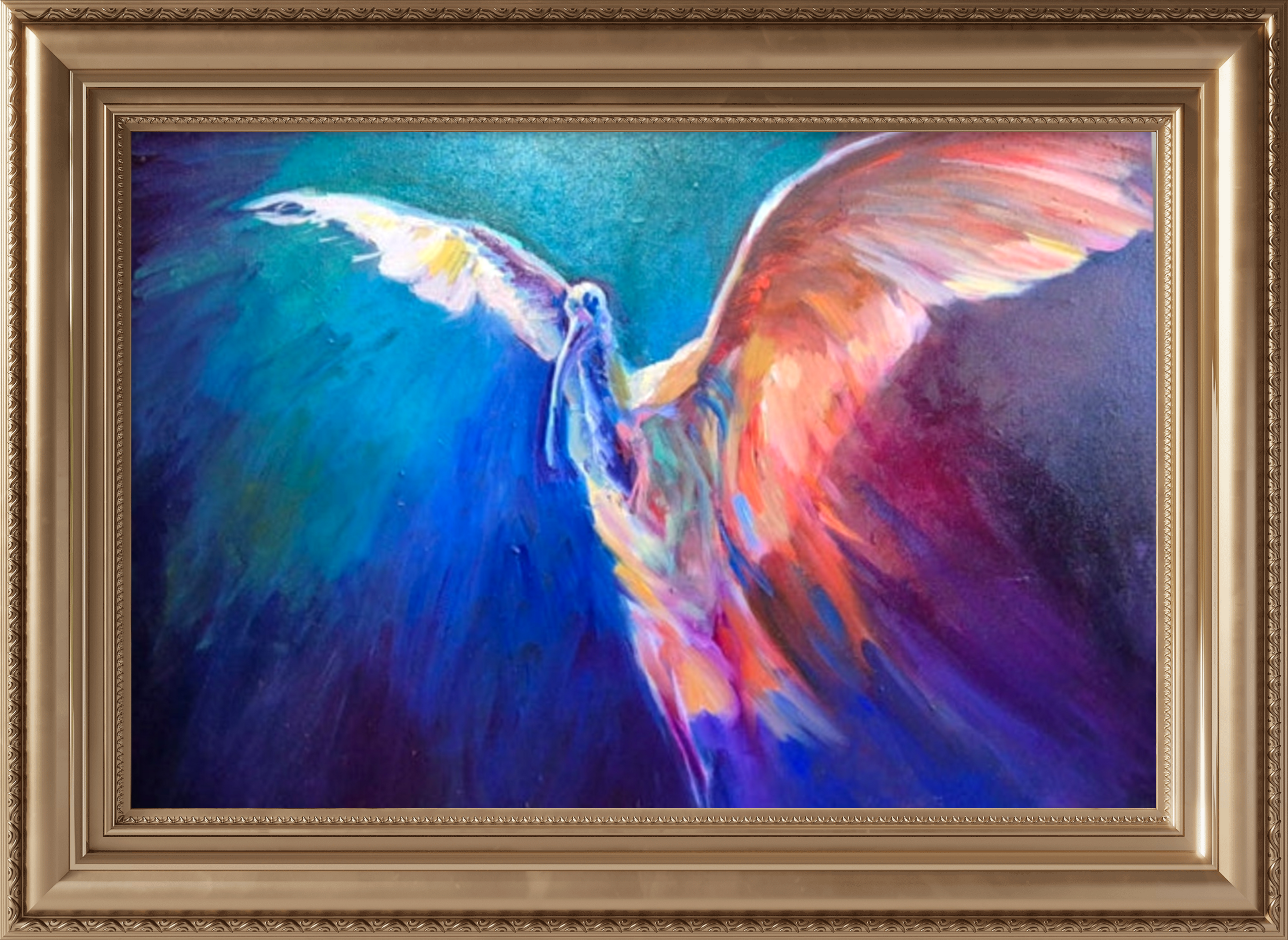 Wing of Fire 50 x 80 cm Oil Painting on Canvas