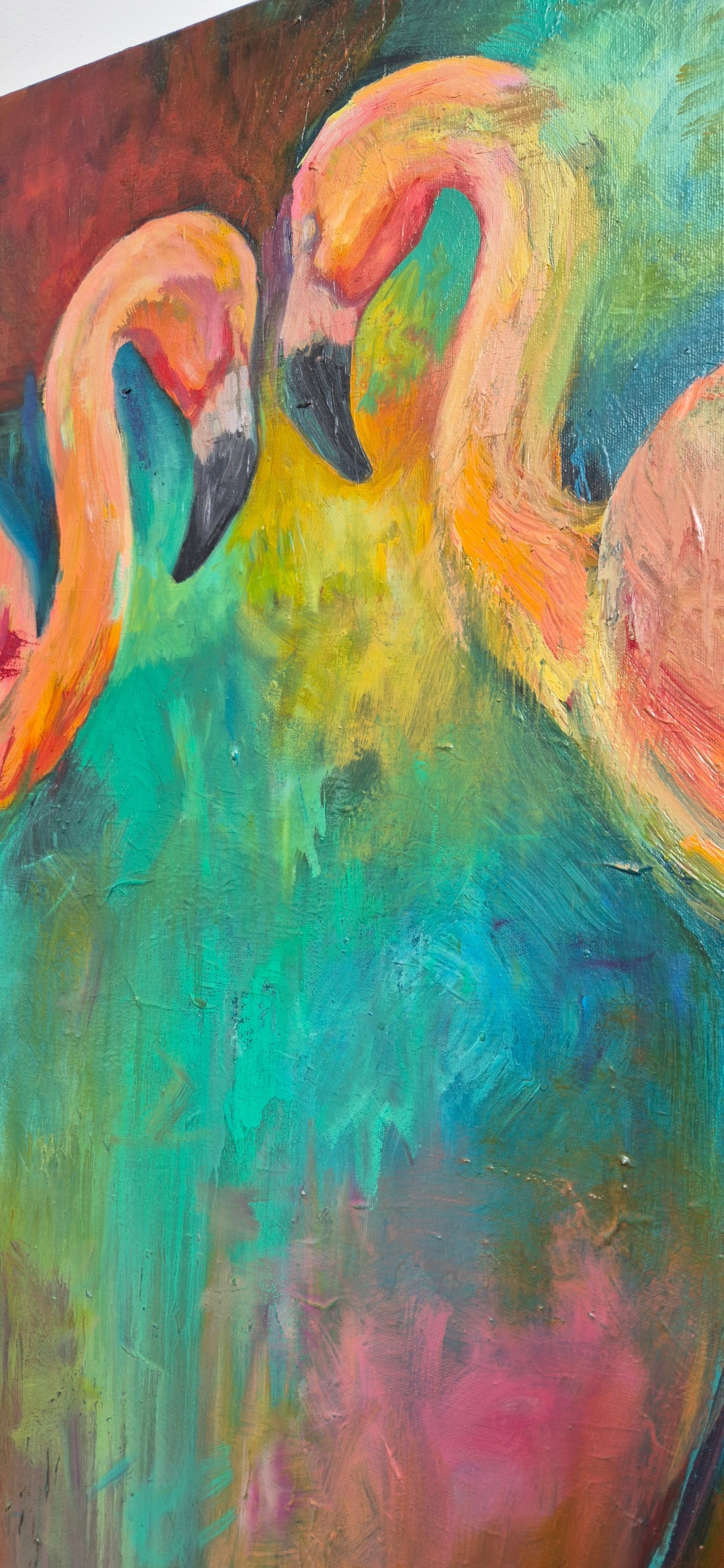 ' The Shrimp Pickers' - 80 x 100 cm/30 x 40 "