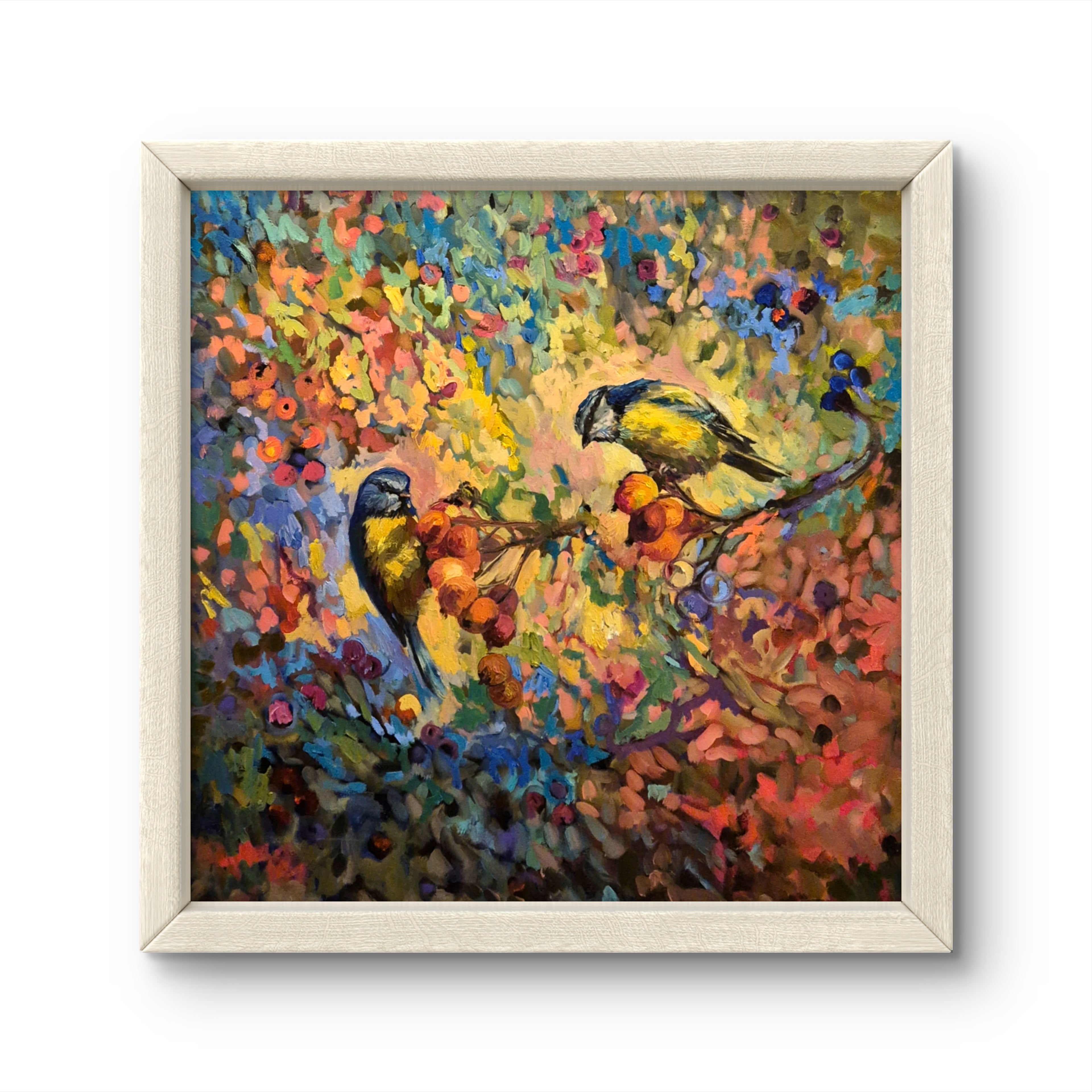 Berry Banquet (Framed)- 60 x 60 cm/ 25 x 25 "
