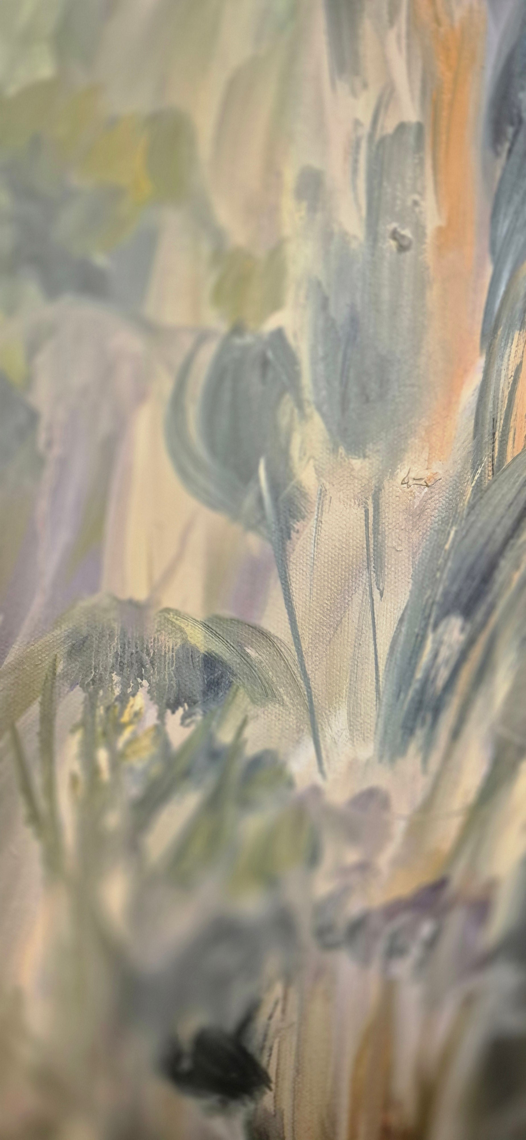 'Isle of Canna' Original Highland Cow Oil Painting. 80 x 100 cm/30 x 40 "