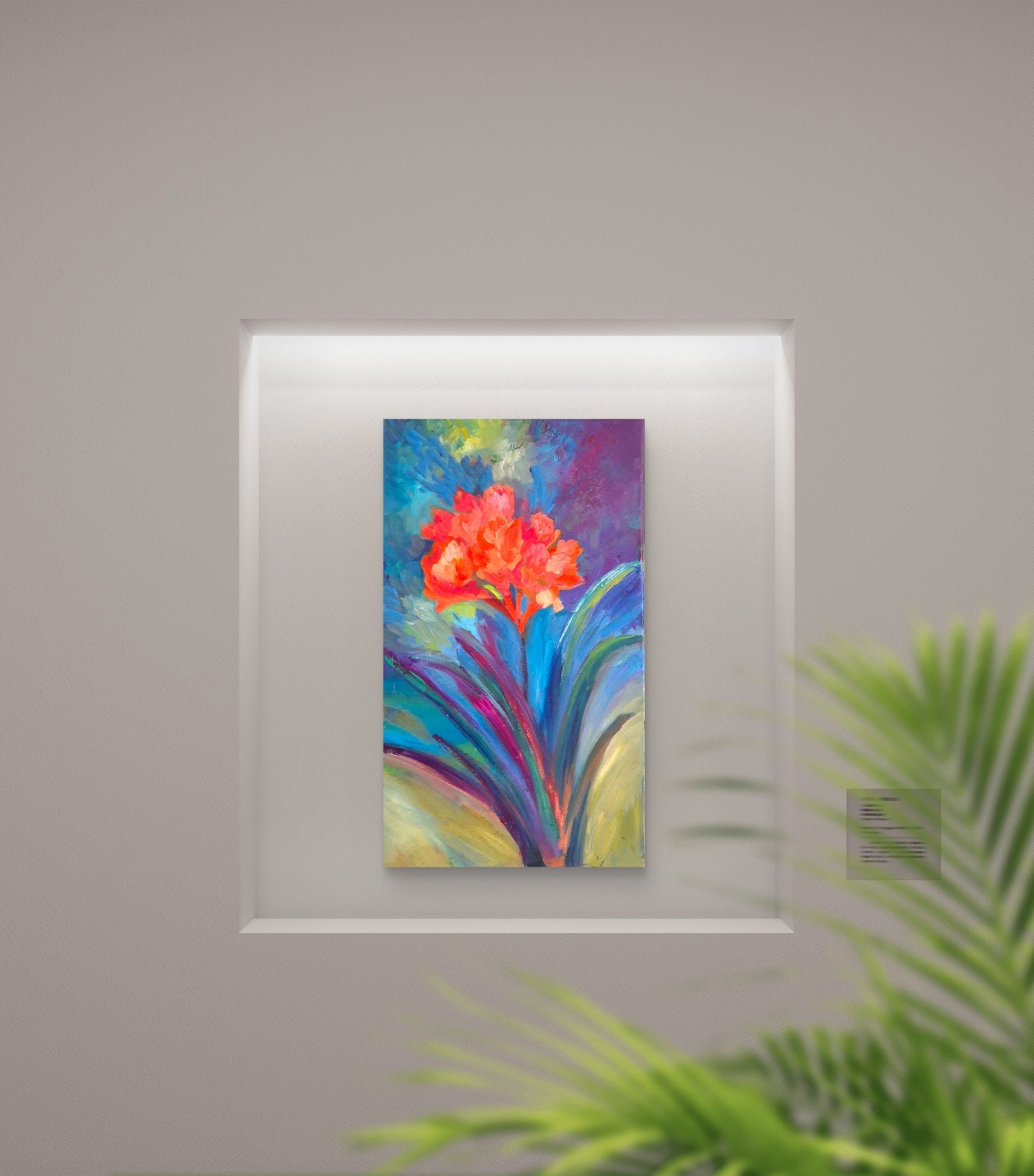 "Radiance Rising"- 80 x 50 cm/30 x 20 "