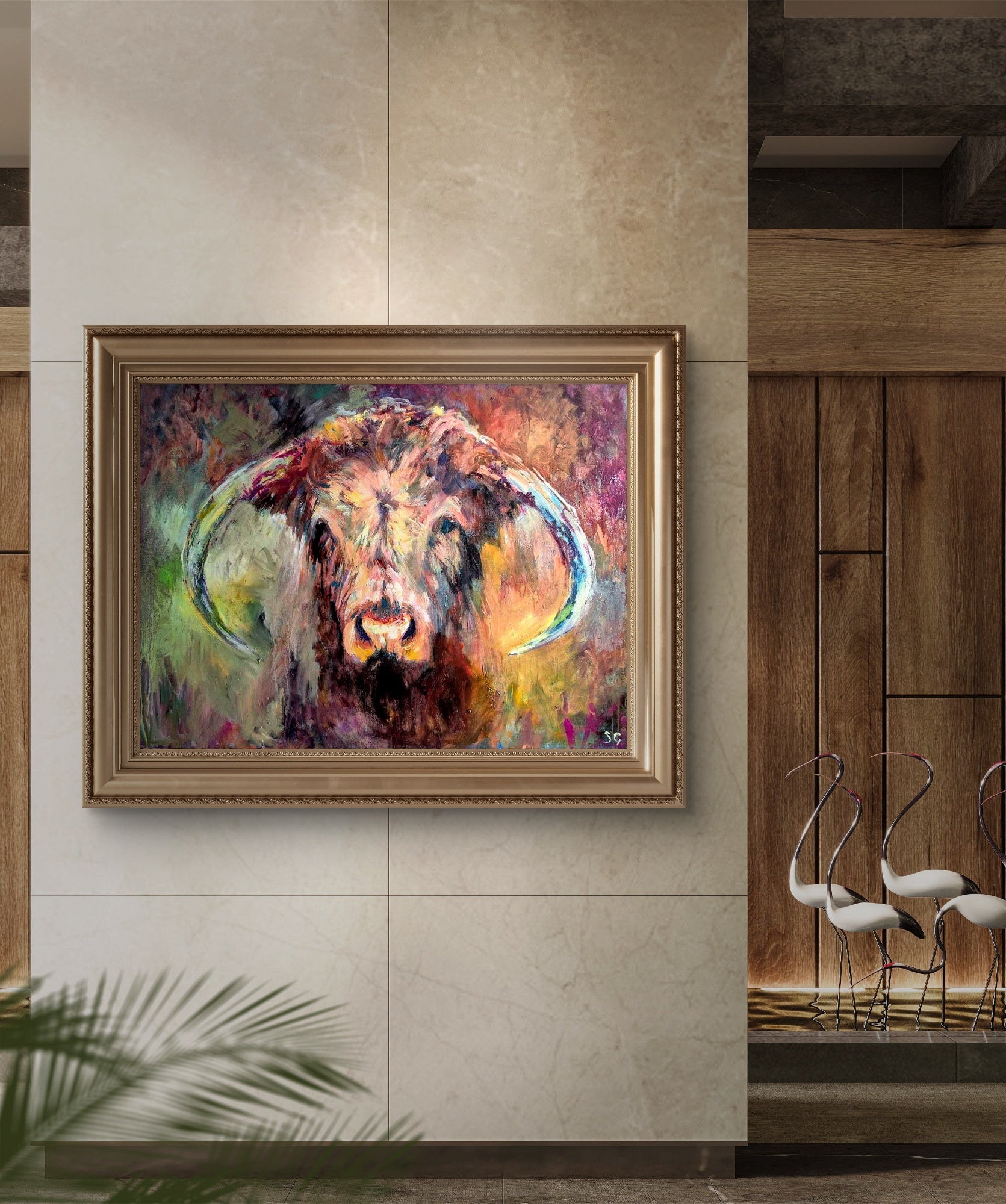 ' Lady of Calke' - 80 x 100 cm/30 x 40 "