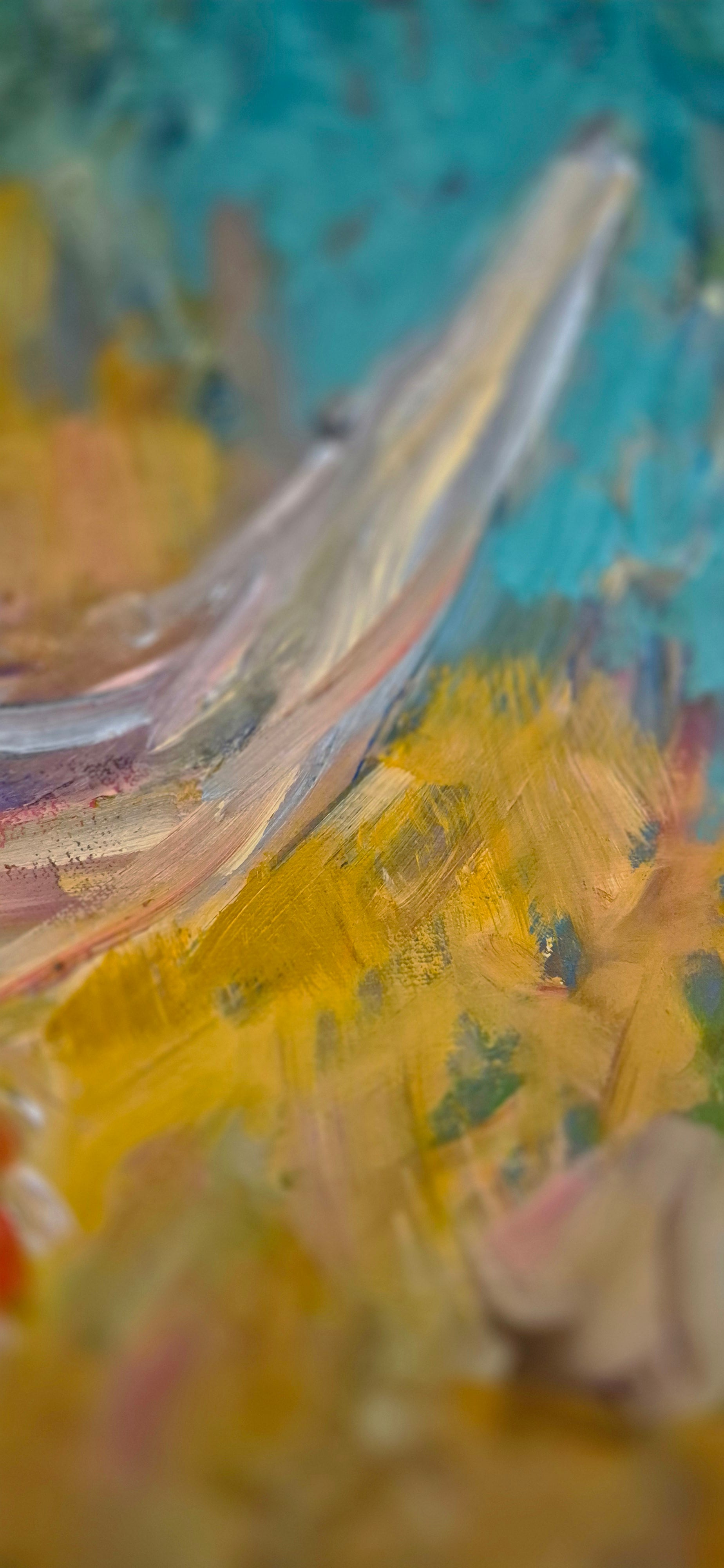 "Aviemore" Original Highland Cow Oil Painting 40 x 28"/76 x 100 cm