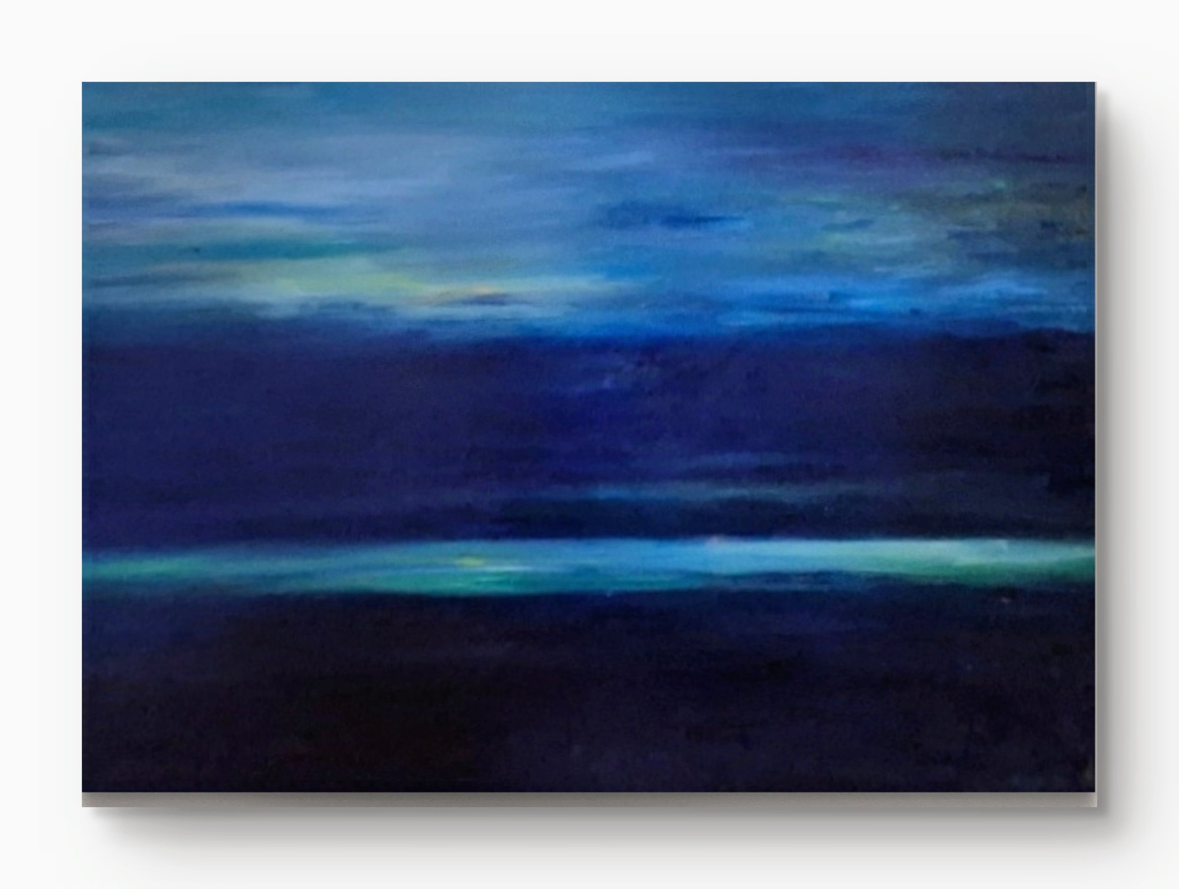 "Blue Horizon" Original Oil Painting:  100 x 150 cm/ 40 x 60 "