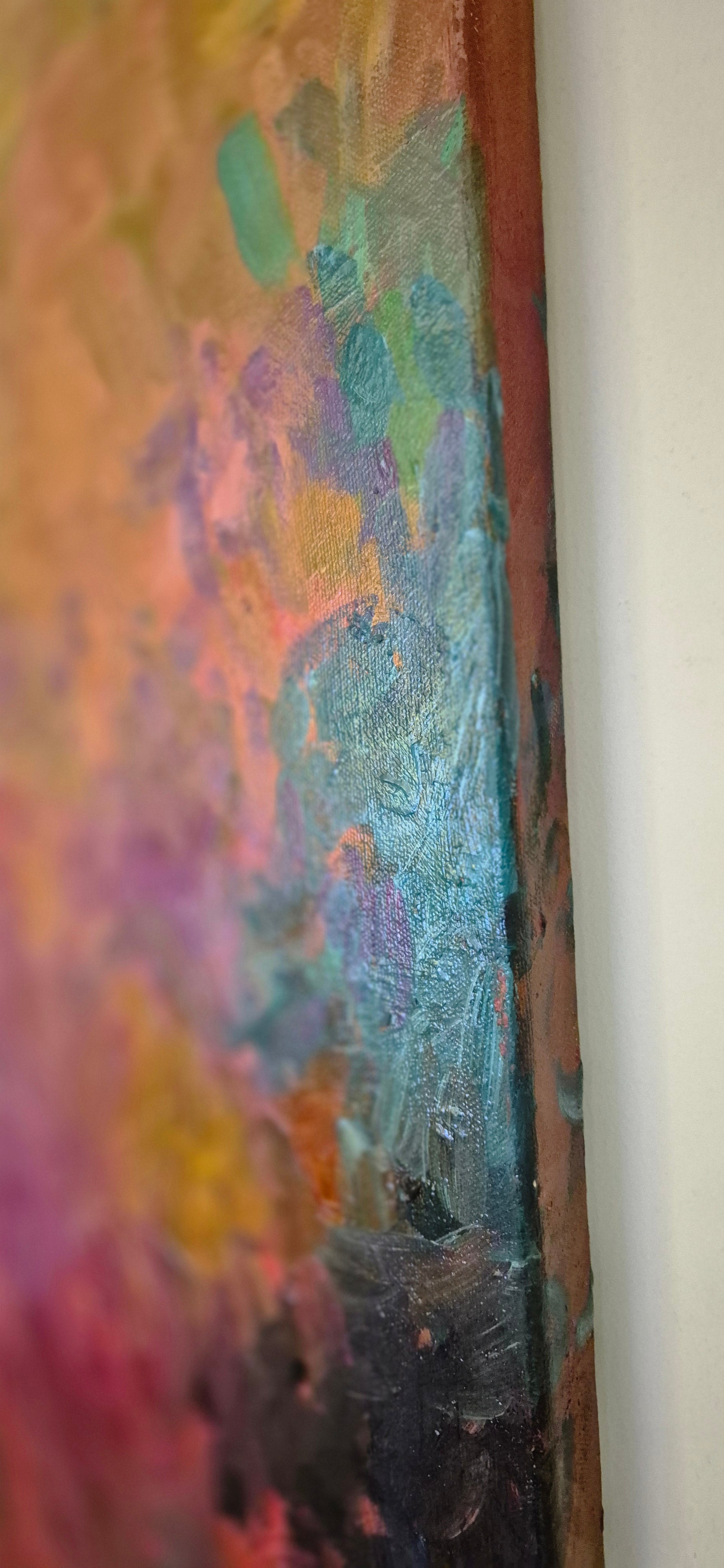 "Ballantine" Original Highland Cow Oil Painting 40 x 30"/80 x 100 cm