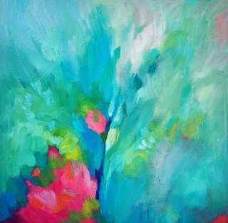 "Sea Garden" 50 x 50 cm