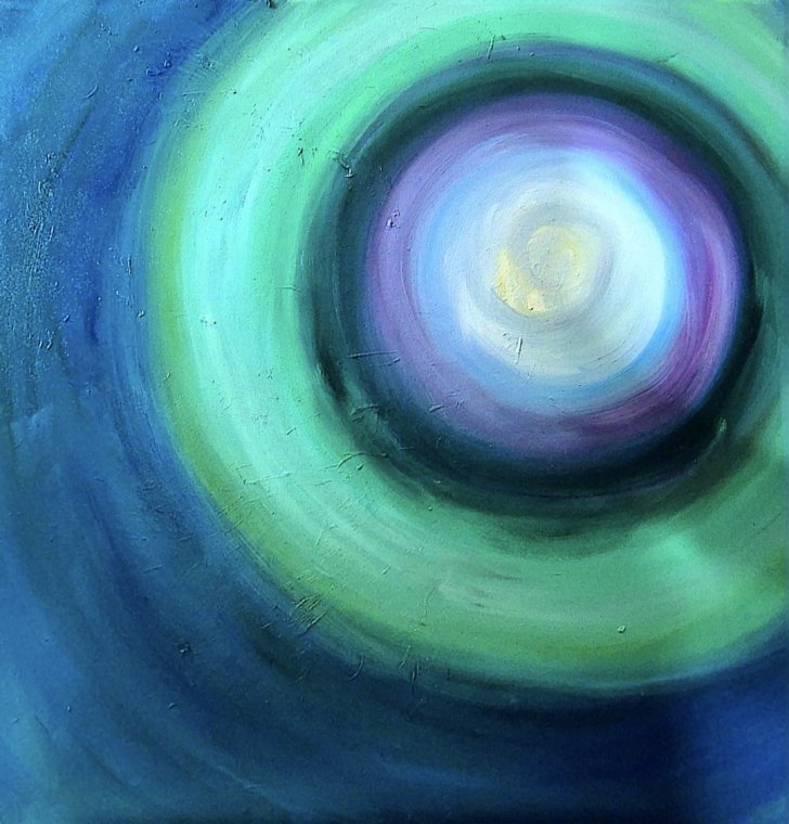 "Sea Spiral" 50 x 50 cm